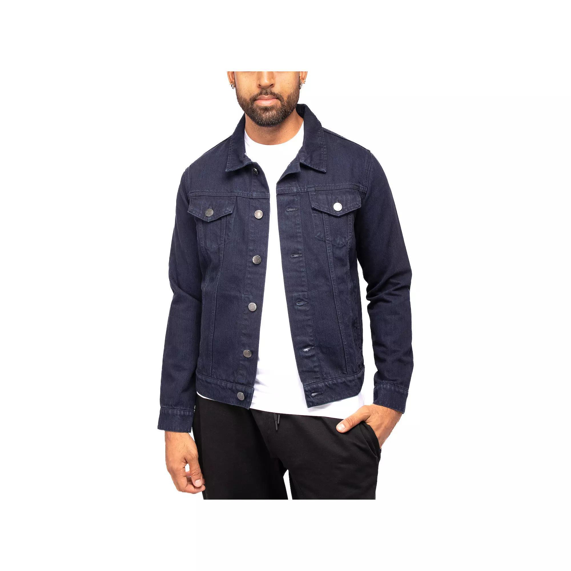 Men's Xray Washed Denim Jacket, Size: Small, Blue Product Image