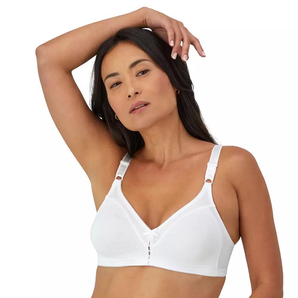 Bali® Double Support® Full-Figure Wireless Bra 3036, Women's, Size: 38 C, White Product Image