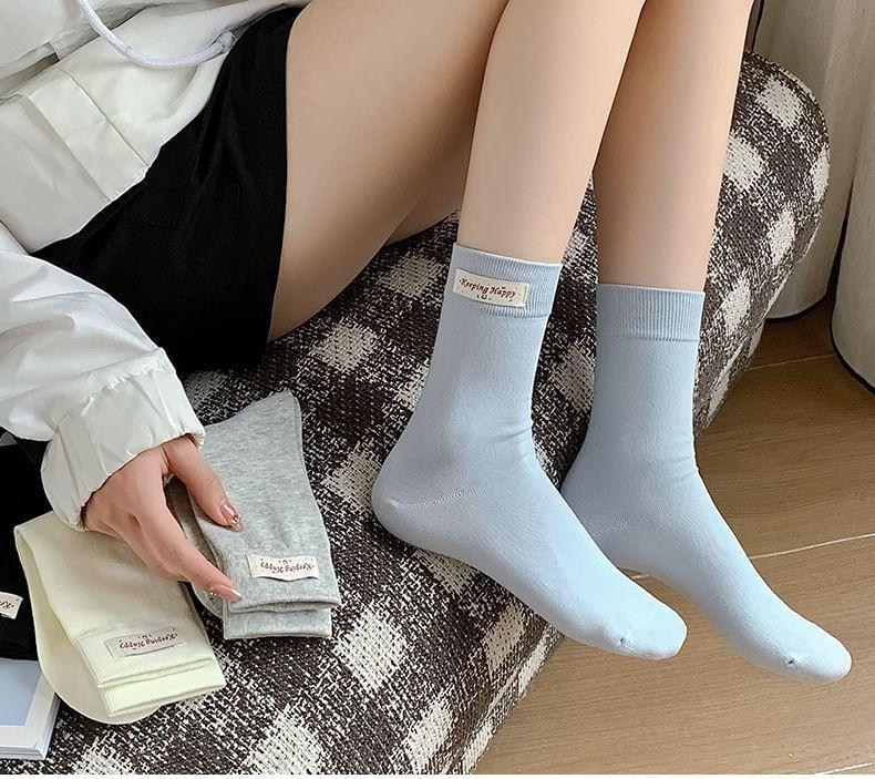Lettering Crew Socks / Set Product Image