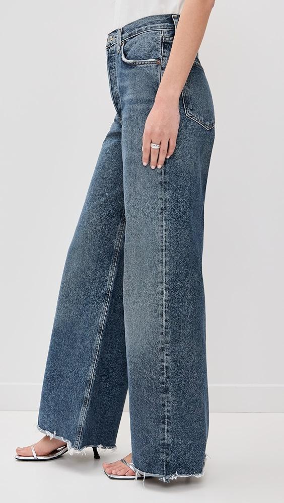 AGOLDE Dame Jeans: High Rise Wide Leg | Shopbop Product Image