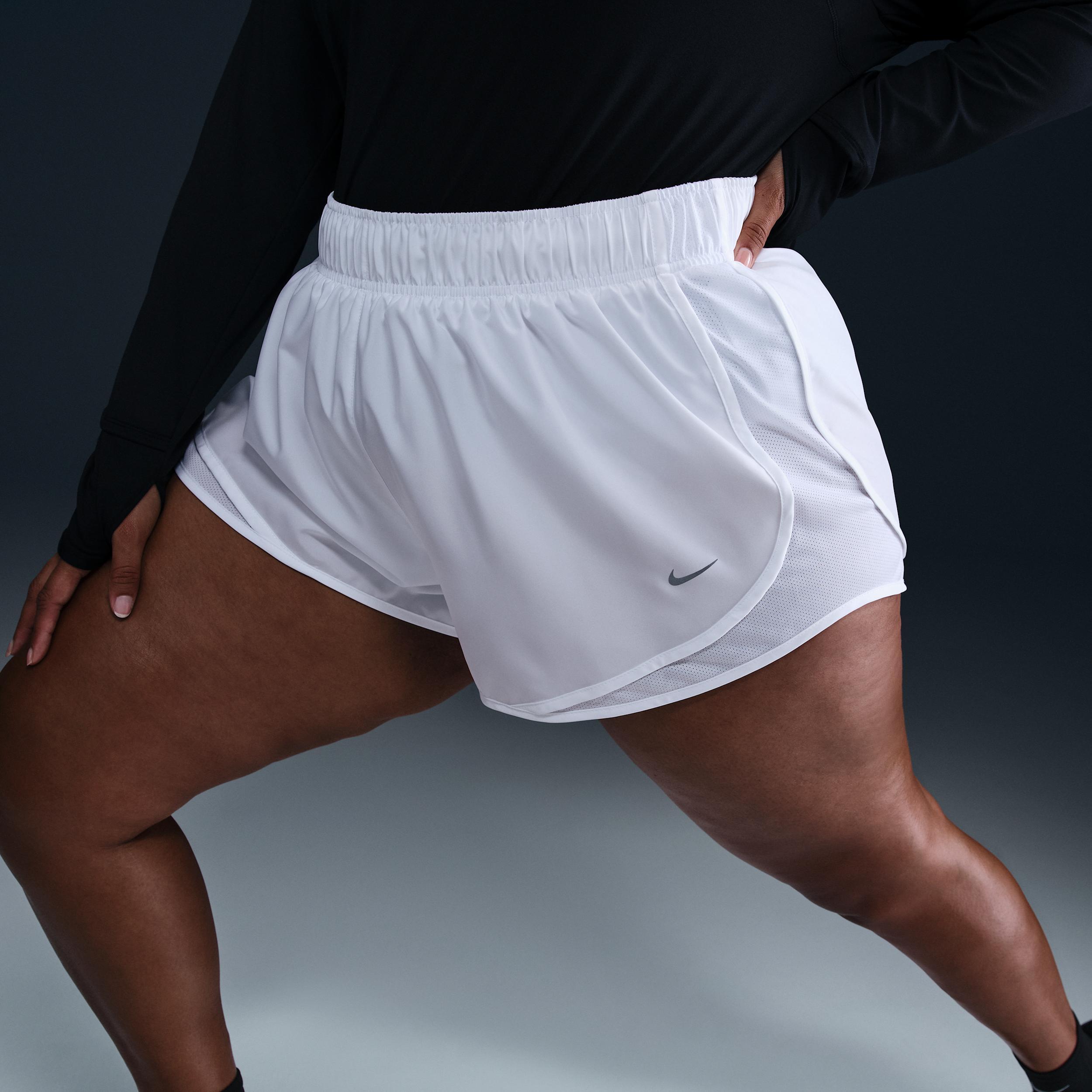 Nike Women's Tempo Dri-FIT Mid-Rise 3" Brief-Lined Running Shorts (Plus Size) Product Image