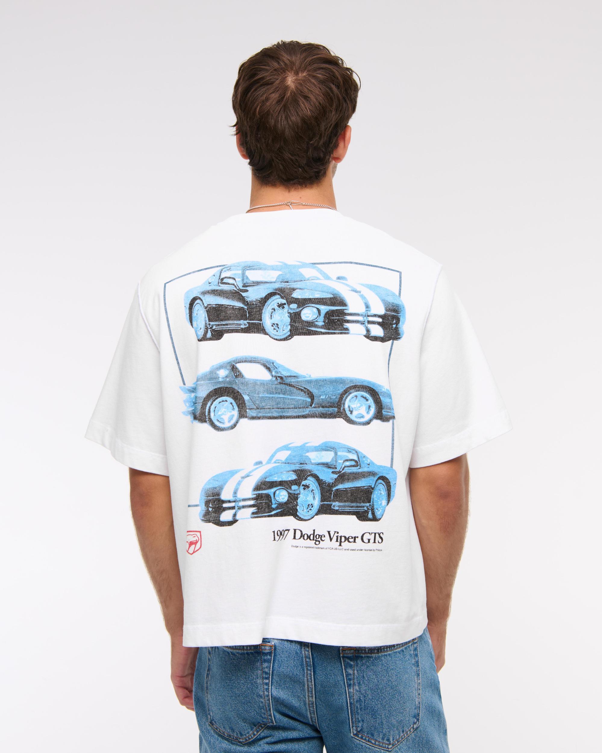 Premium Heavyweight Cropped Viper Graphic Tee Product Image