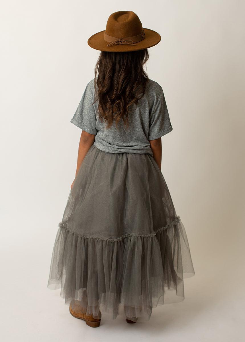 Brigitte Skirt in Gray Girls Product Image