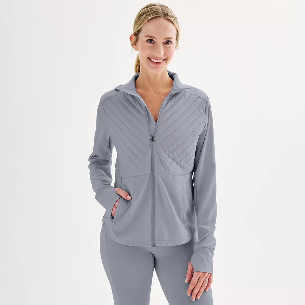 Womens Tek Gear Woven Mixed Media Jacket Product Image