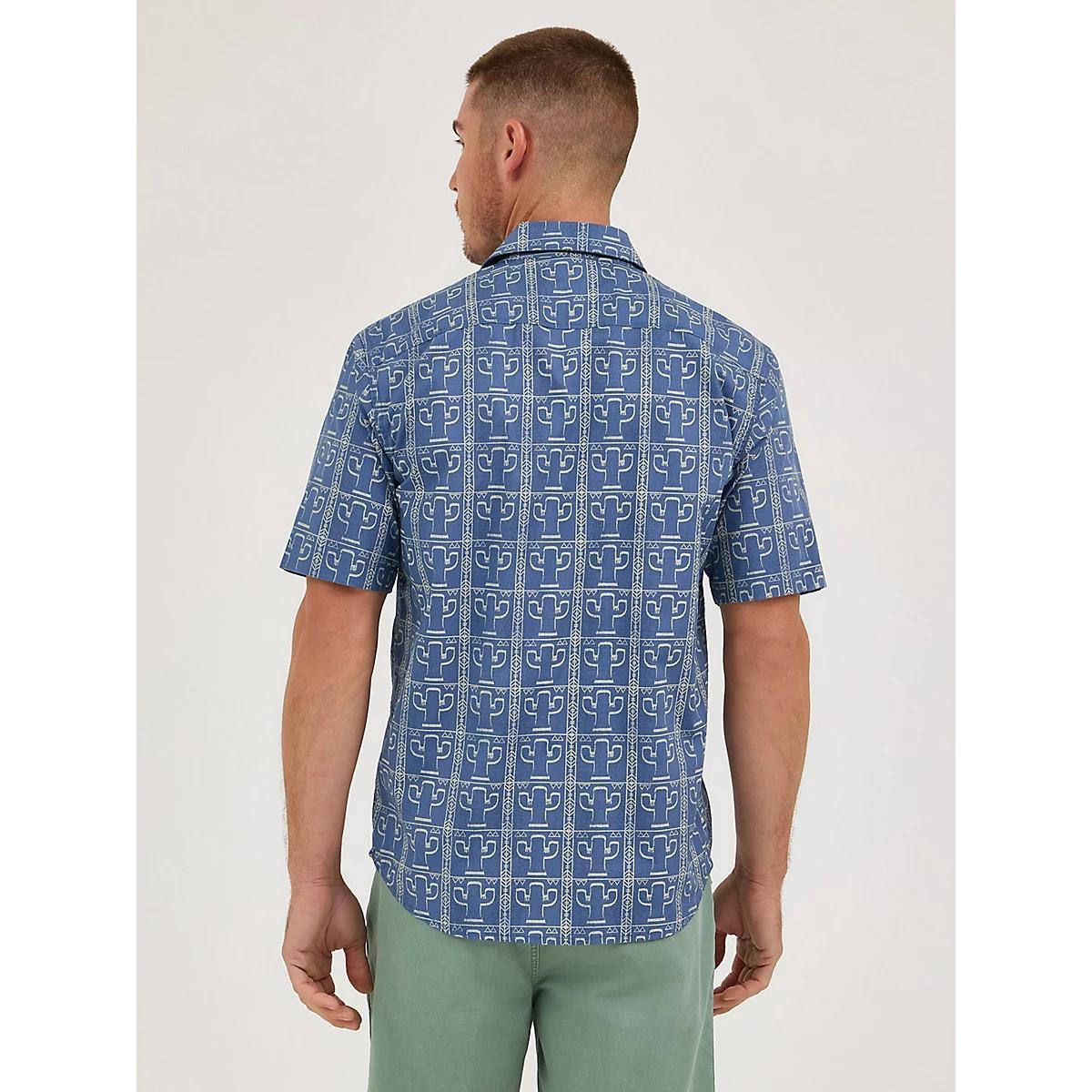 Men's Print Camp Shirt in Cinnamon Stick Product Image