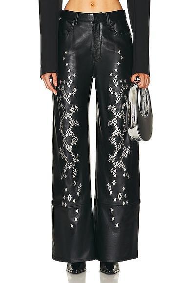 Dion Lee Studded Snakeskin Pant Product Image