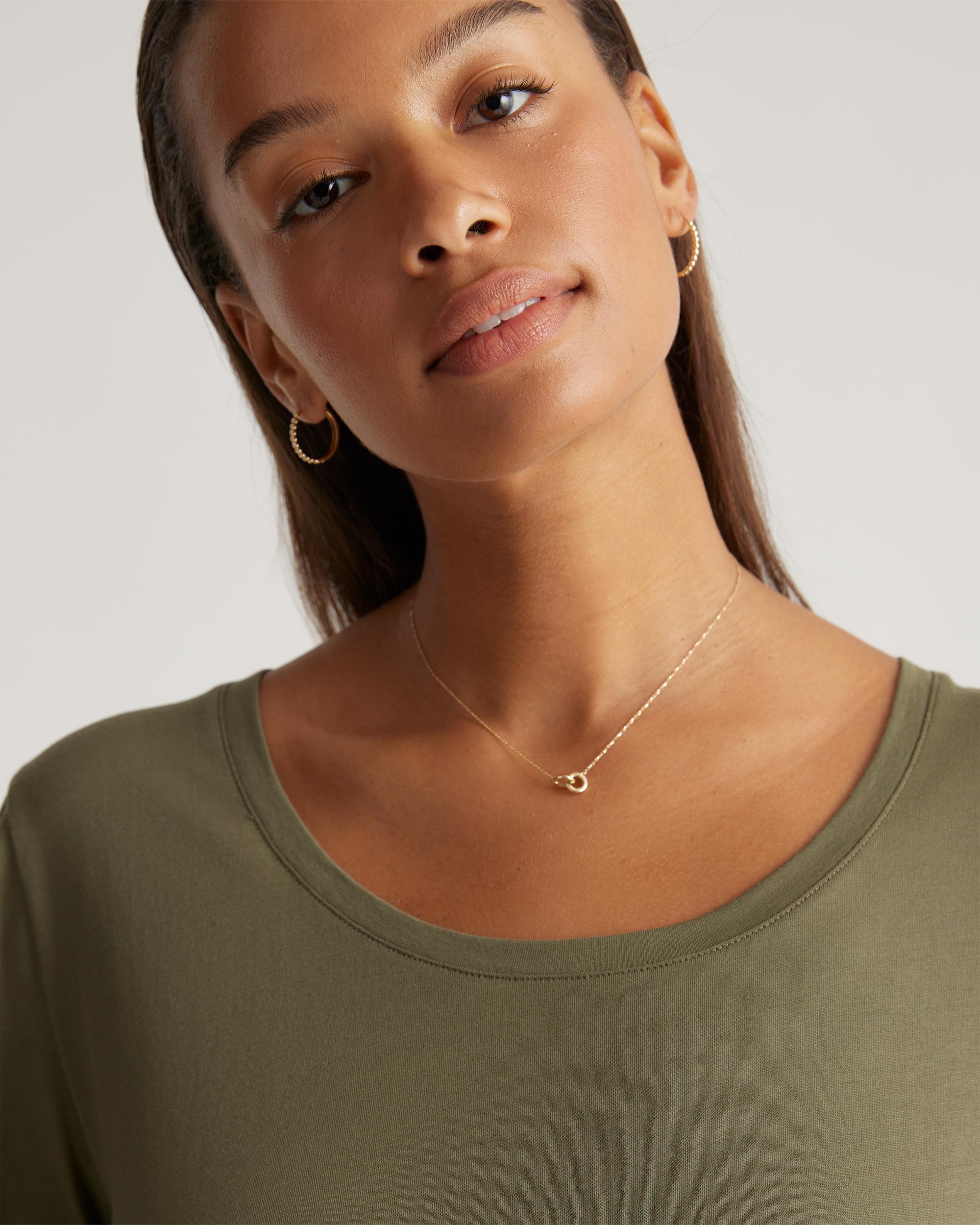 Quince | Women's Cotton Modal Scoop Neck T-Shirt Cotton/Modal Product Image