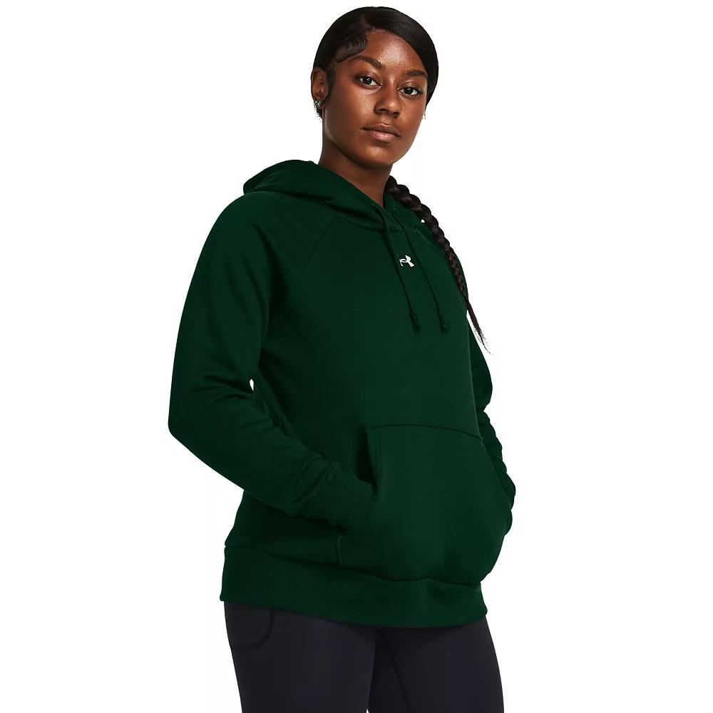Women's Under Armour Rival Fleece Hoodie, Size: Medium, Green Green Product Image
