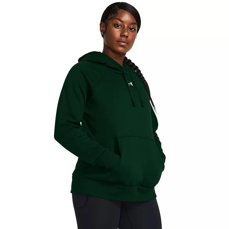 Women's Under Armour Rival Fleece Hoodie, Size: Medium, Green Green Product Image