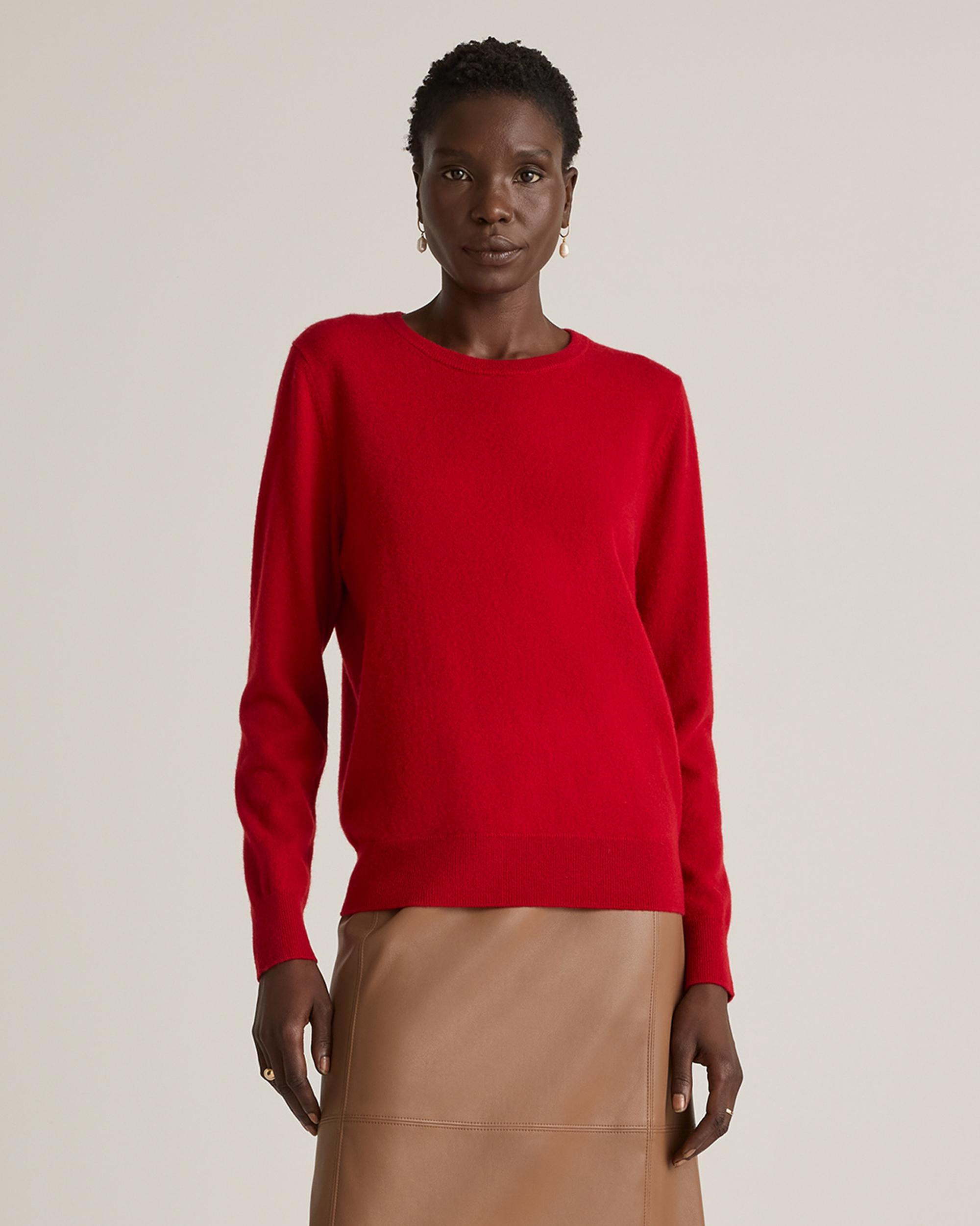 Quince | Women's Mongolian Cashmere Crewneck Sweater Product Image