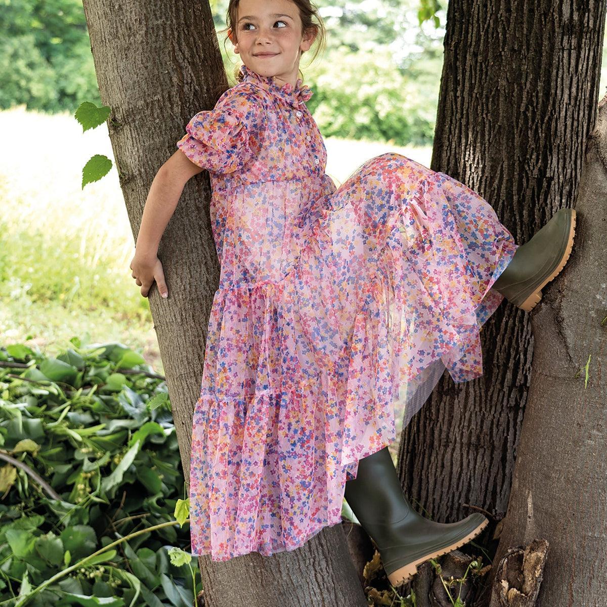 Philosophy S-Sleeve Dress With All-Over Print Detail Product Image
