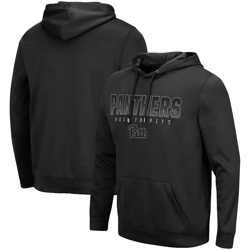 Men's Colosseum Black UCLA Bruins Blackout 3.0 Pullover Hoodie, Size: Small Product Image