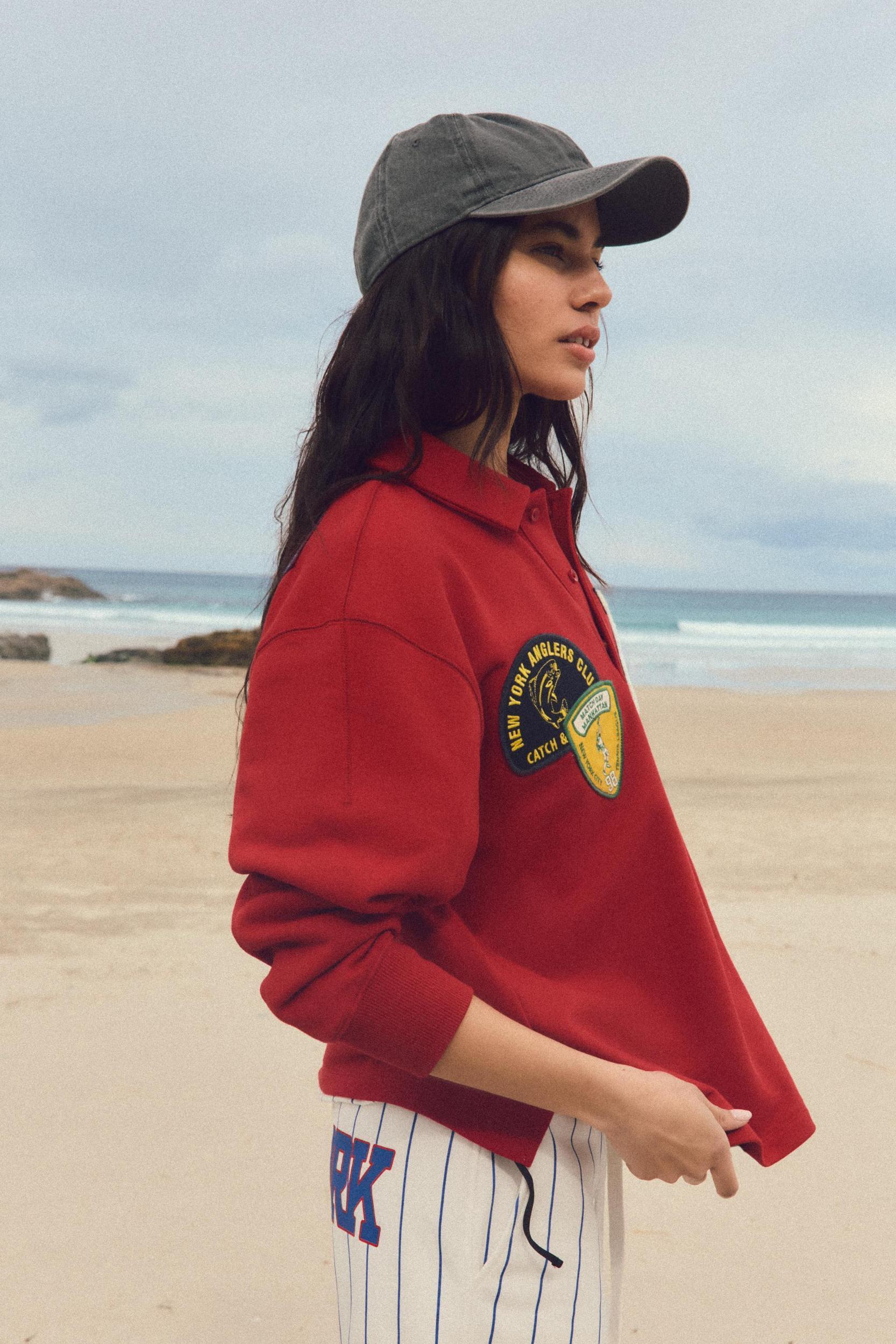 PATCH POLO SWEATSHIRT Product Image