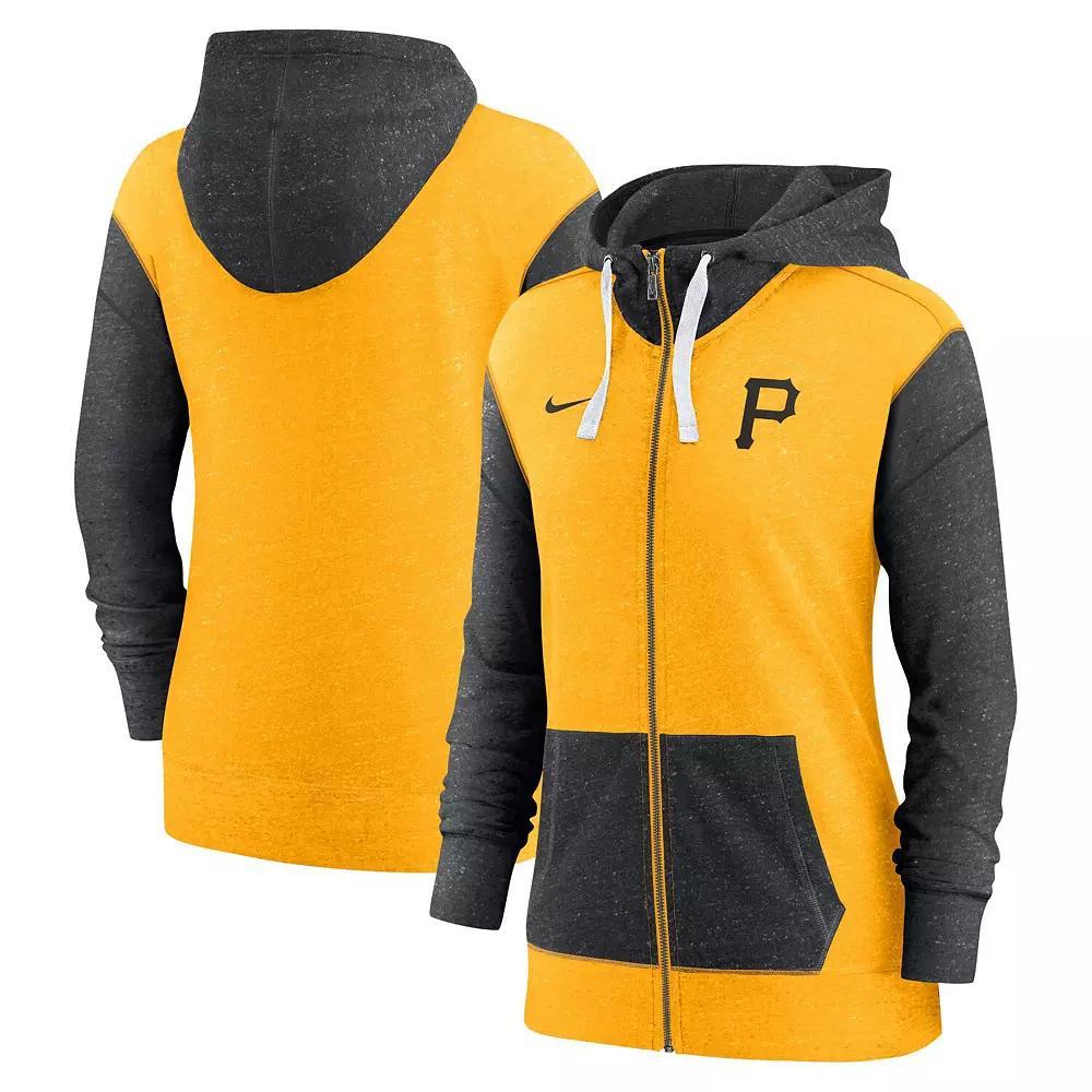 Women's Nike Gold Milwaukee Brewers Full-Zip Hoodie, Size: Medium Product Image