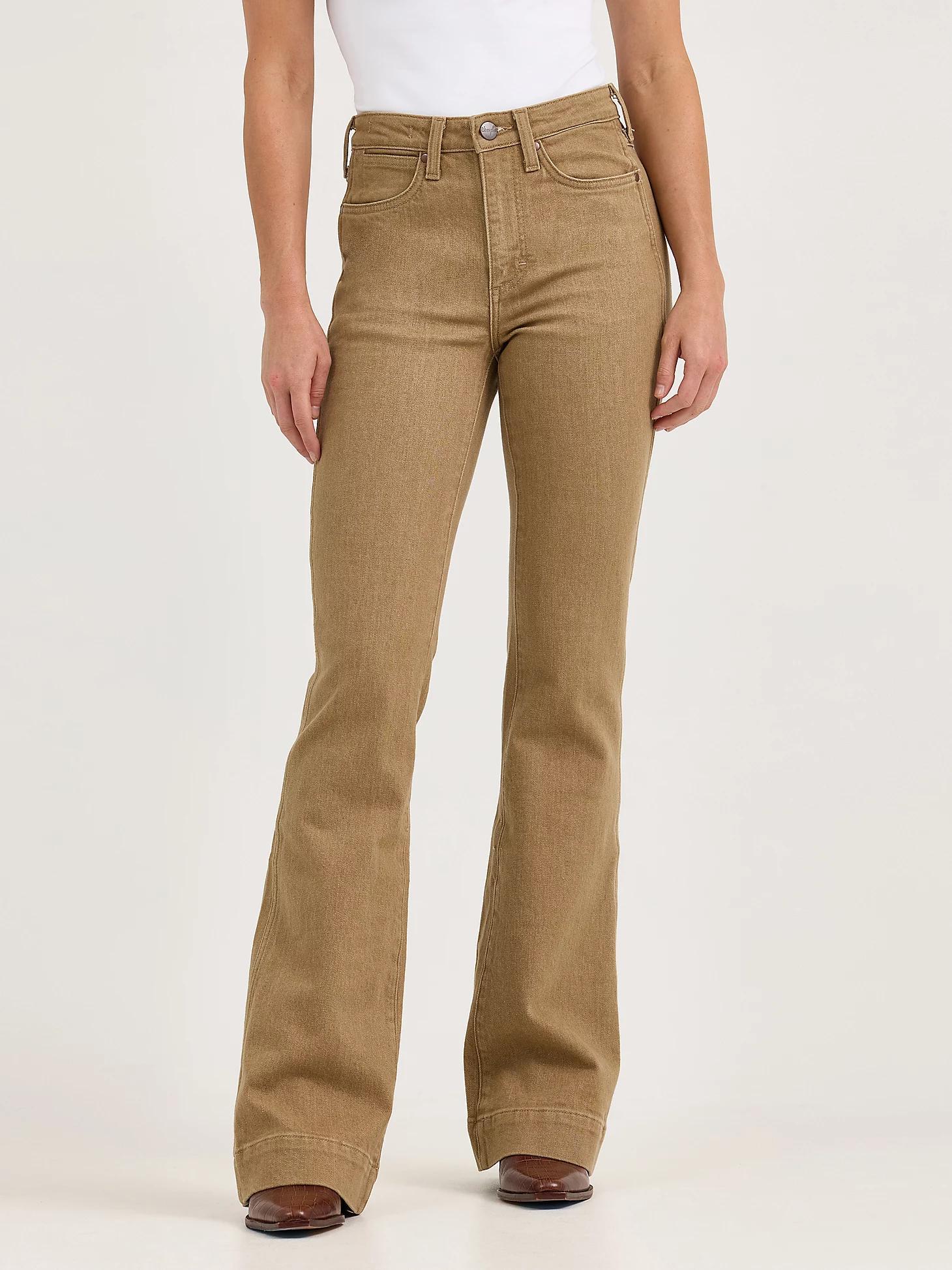 Women's Wrangler Retro® Bailey High Rise Colorwash Trouser Jean | Women's JEANS | Wrangler® Product Image