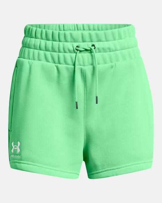 Women's UA Icon Fleece Boxer Shorts Product Image