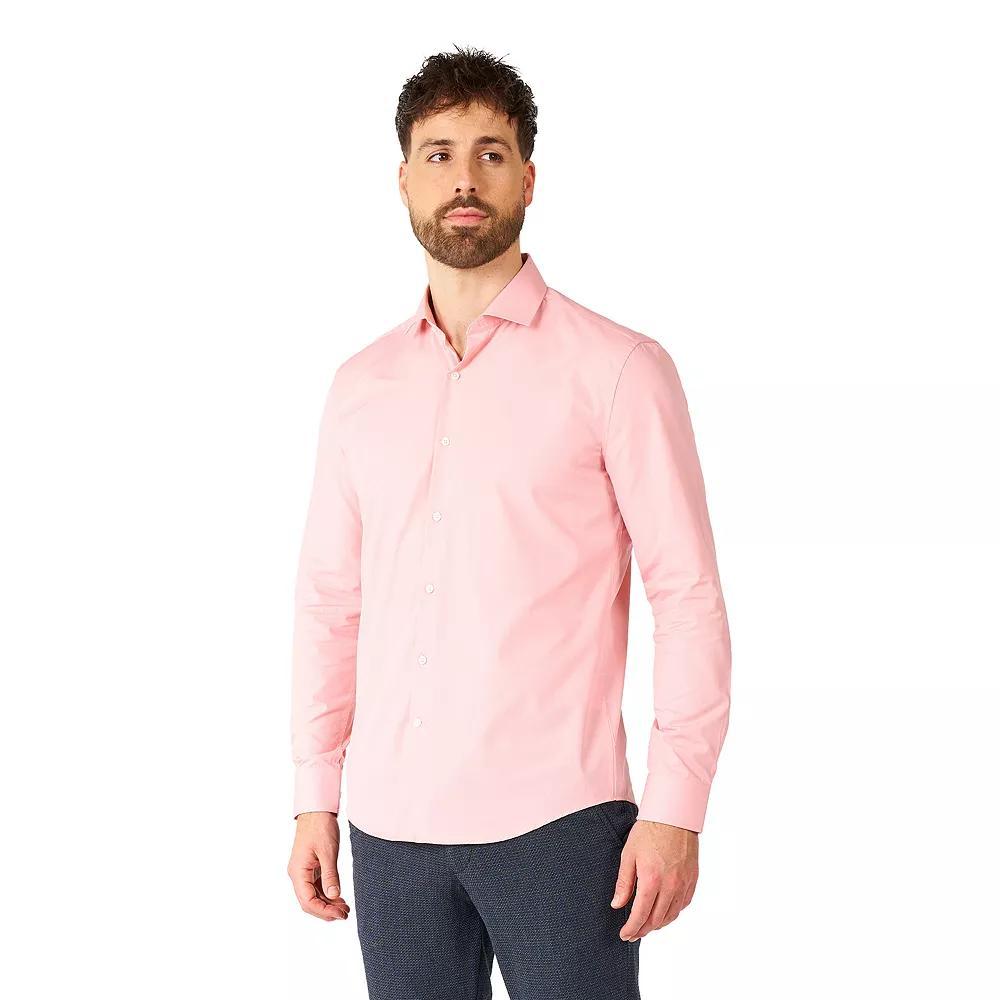 Men's OppoSuits Modern-Fit Dress Shirt, Size: 3XL, Lush Blush Product Image