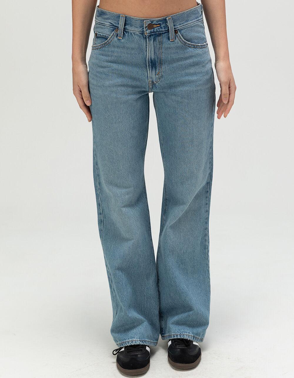 LEVI'S 94 Baggy Womens Bootcut Jeans - Smile For Real - LT BLAST Product Image