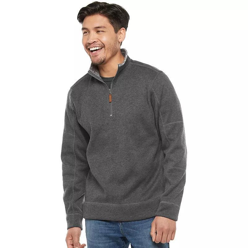 Men's Victory Outfitters Fleece Quarter-Zip Pullover, Size: Medium, Red Product Image