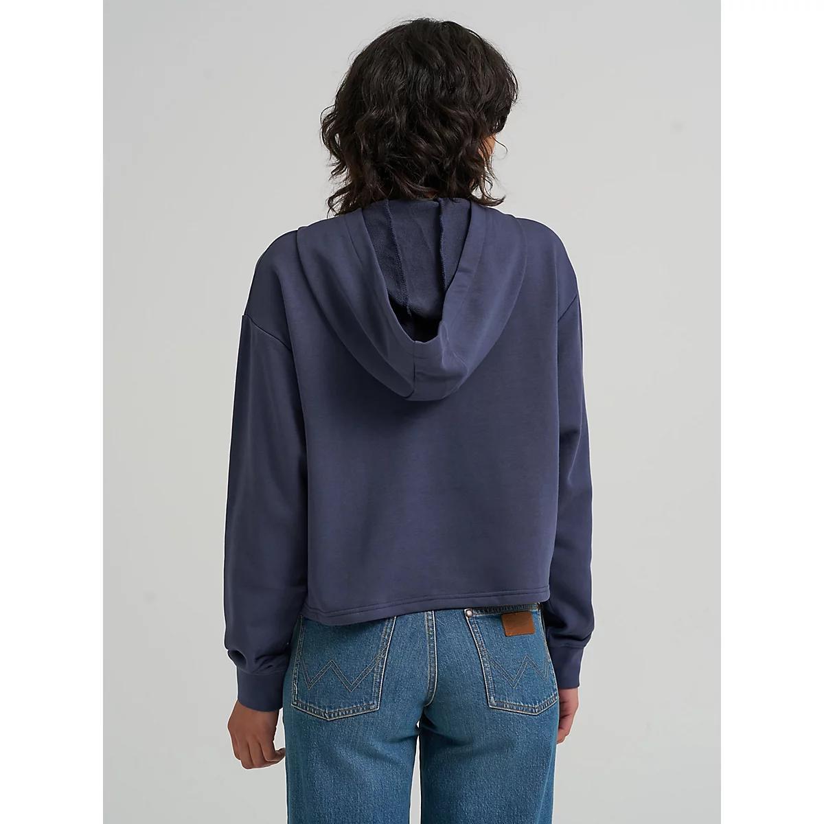 Women's Wrangler Graphic Cropped Relaxed Hoodie | Women's TOPS | Wrangler® Product Image