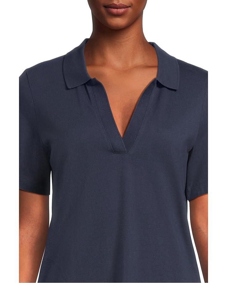 Two Palms Short Sleeve Collared Dress Product Image