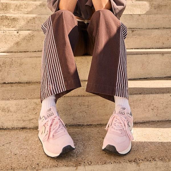 Womens New Balance 574 Athletic Shoe Sugar / Sea Salt Product Image