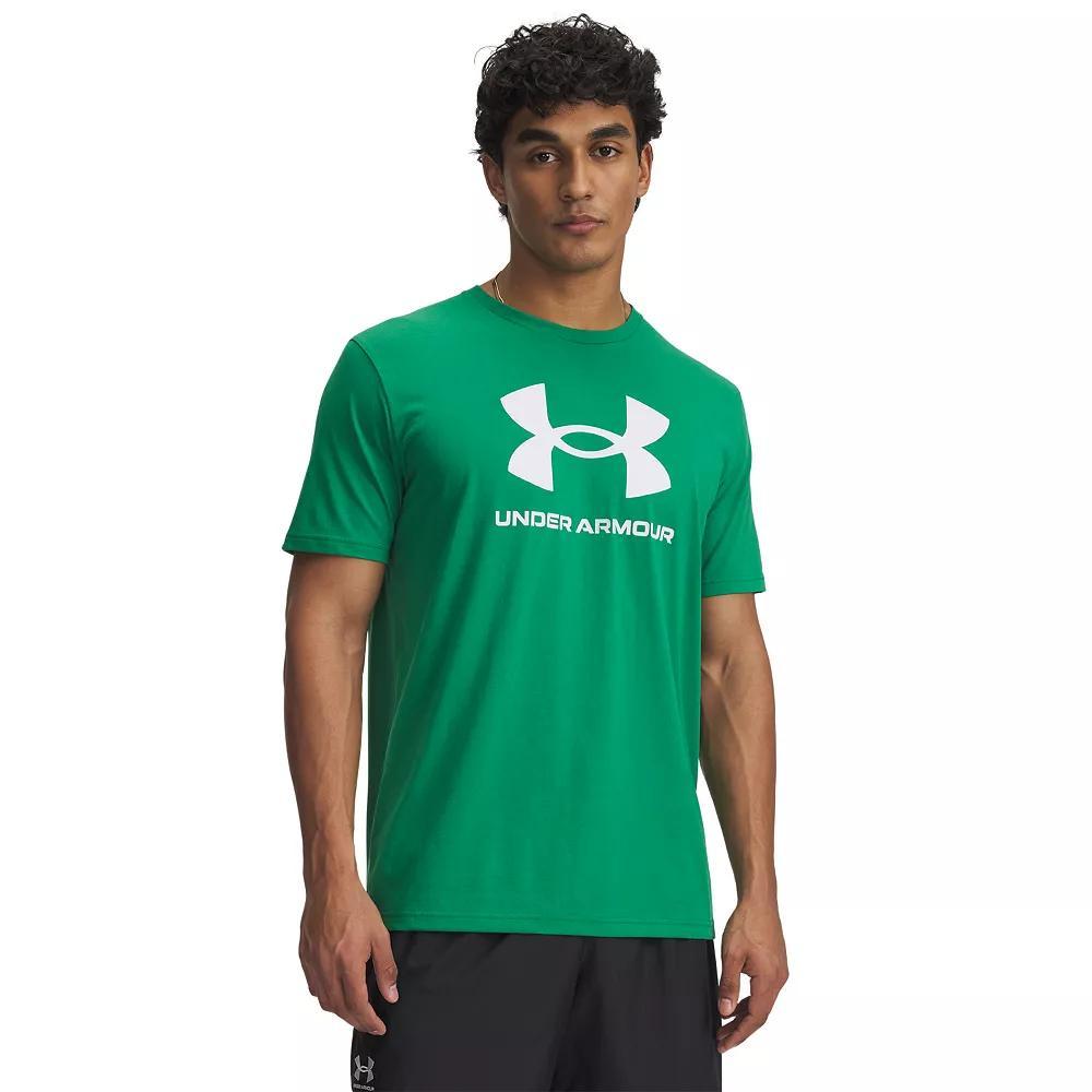 Men's Under Armour Logo Short Sleeve Graphic Tee, Size: XXL, Kelly Green Product Image