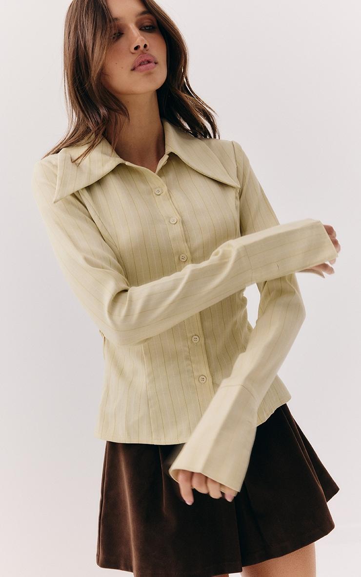 Chocolate Faux Suede Pleated Mini Skirt Product Image