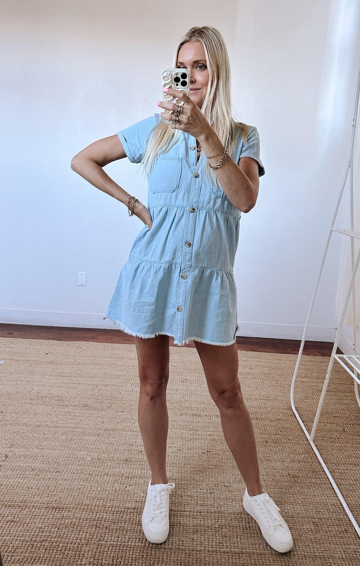 Birmingham Dress ~ Clear Skies Product Image