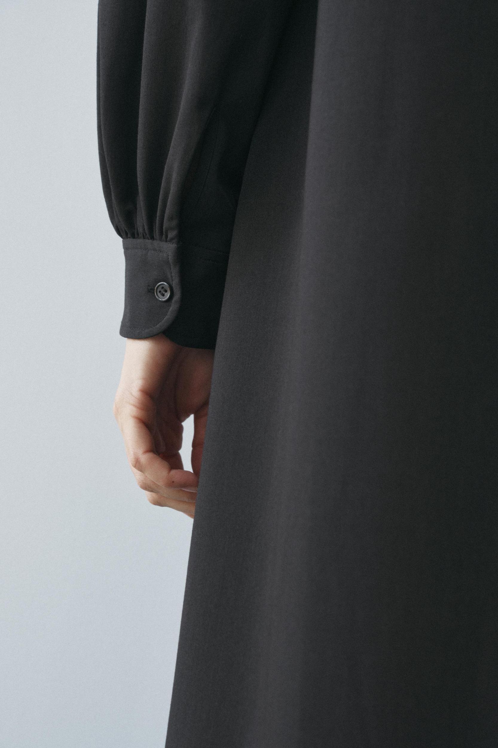 BUTTONED SHIRT DRESS ZW COLLECTION Product Image