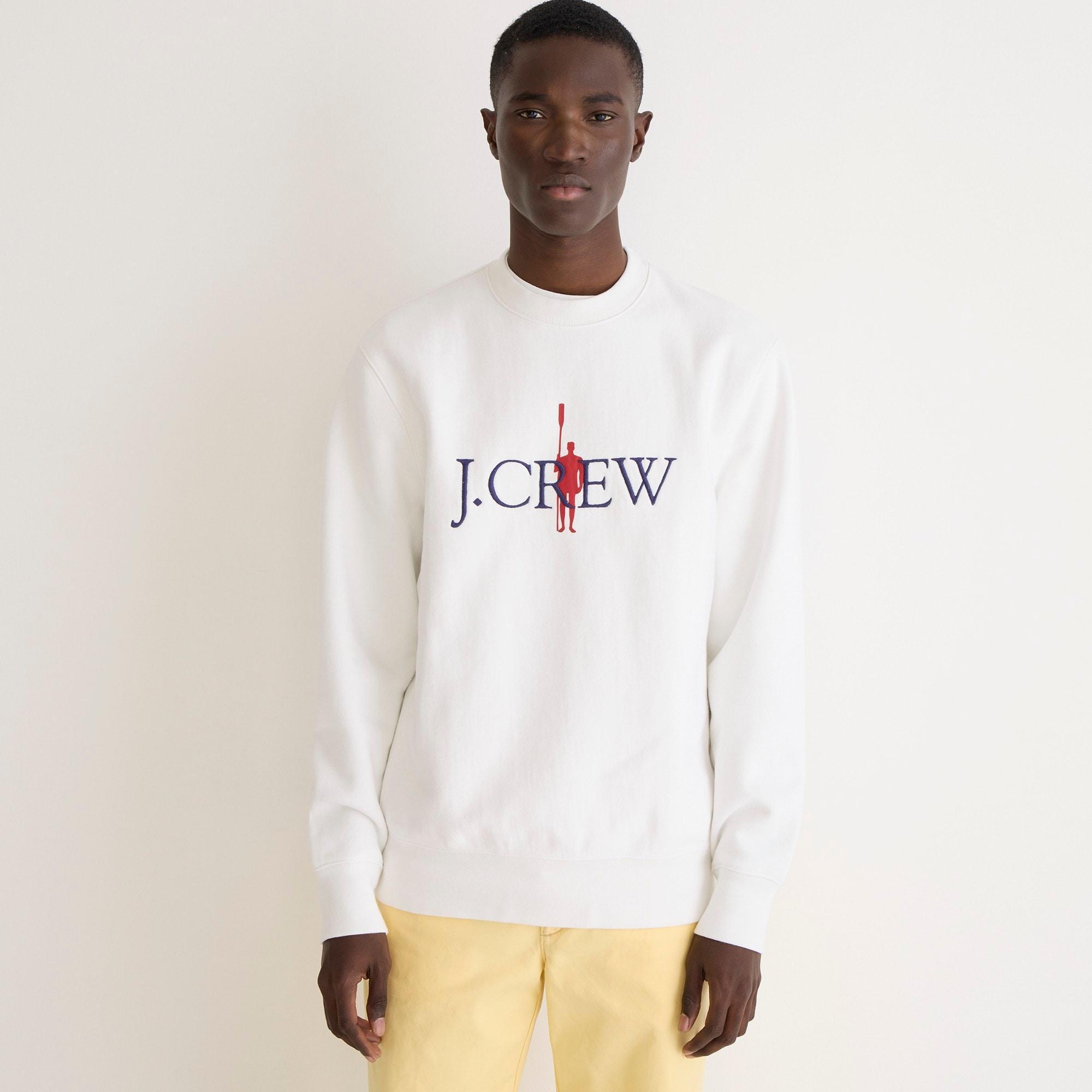 Heritage 14 oz. fleece embroidered oarsman graphic sweatshirt Product Image