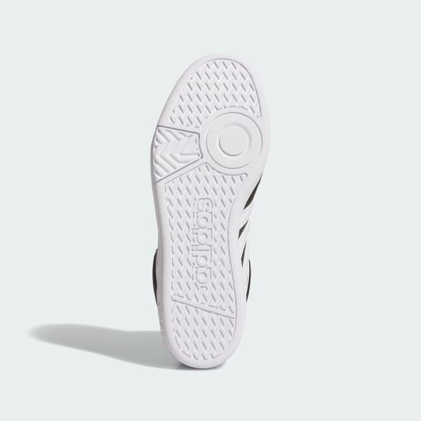 adidas Hoops 4.0 Women's Mid Top Basketball Shoes, Size: 6, White White Black Product Image