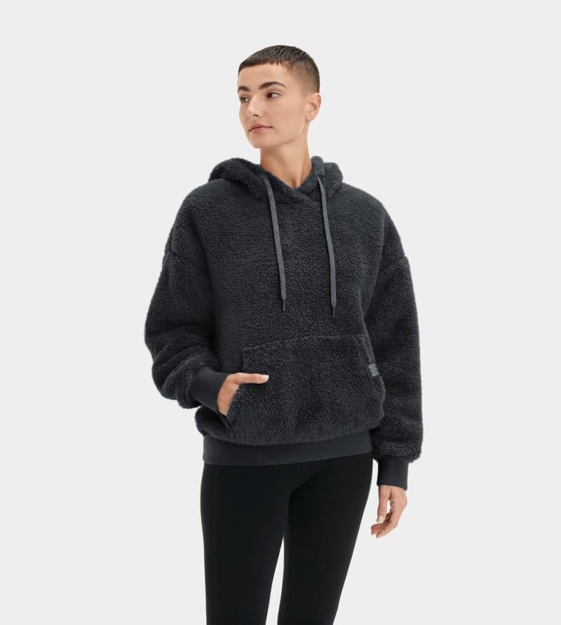 Womens Loyra Faux Shearling Hoodie Product Image