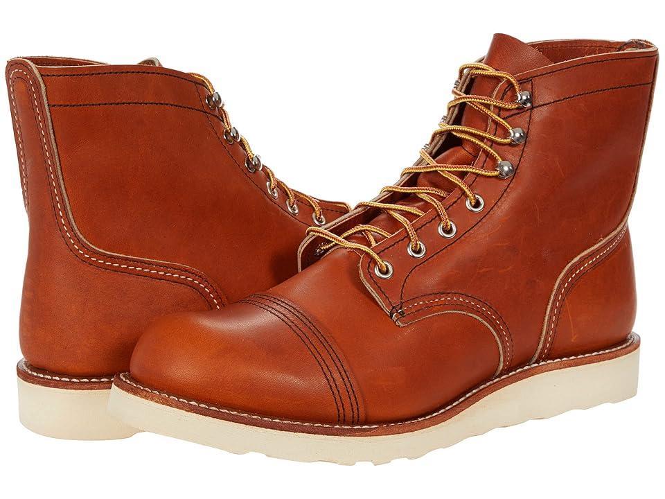 Red Wing Heritage Iron Ranger Traction Tred (Oro Legacy) Men's Shoes Product Image