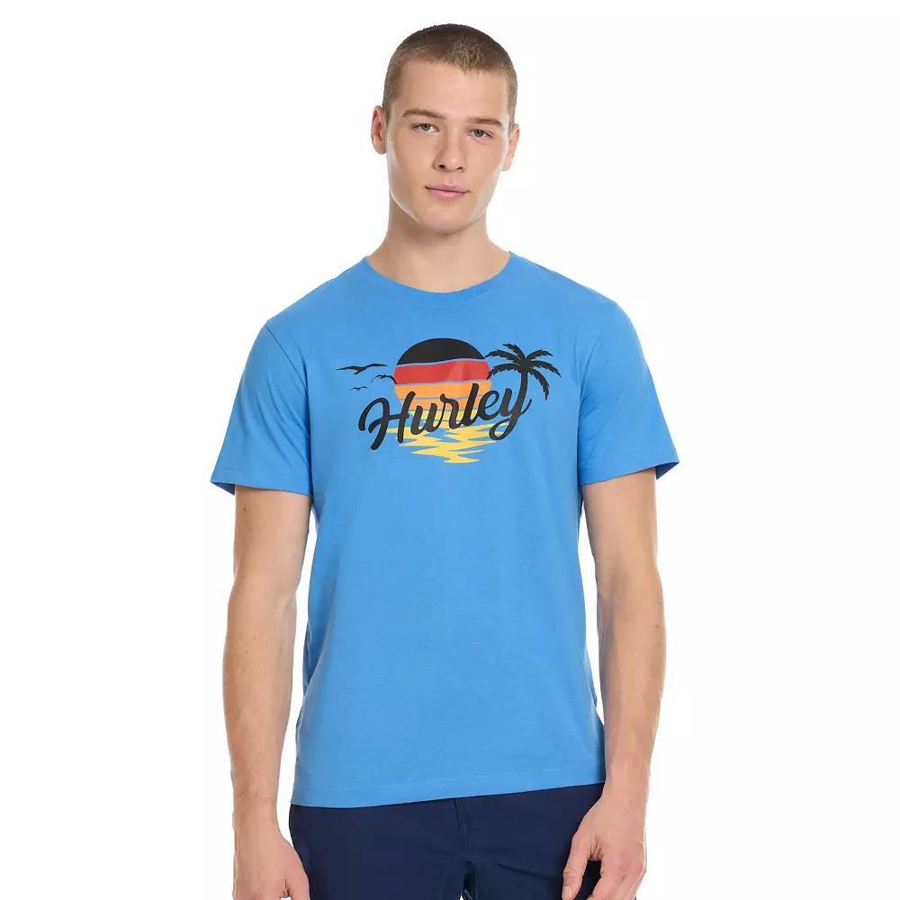 Men's Hurley Super Speed Short Sleeve Graphic Tee, Size: Medium, Aquifier Product Image