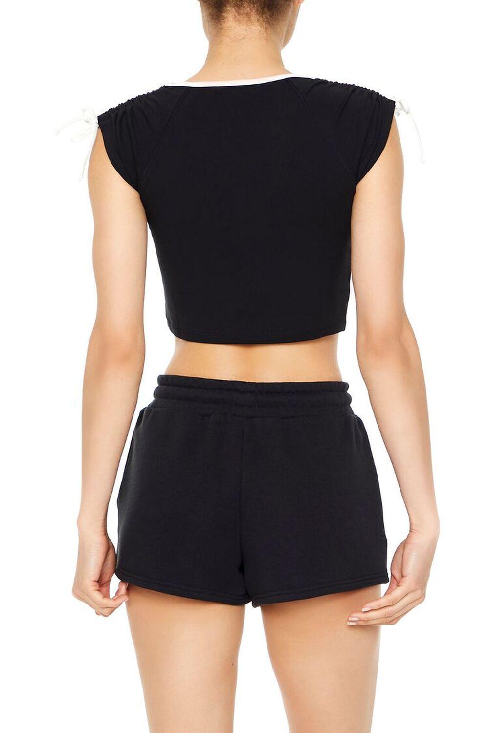 Drawstring Cropped Tee | Forever 21 Product Image