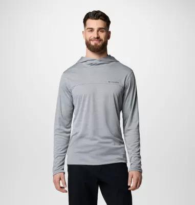 Men's Columbia Sage Peak Knit Hoodie, Size: XL, Dark Mountain Grey Product Image