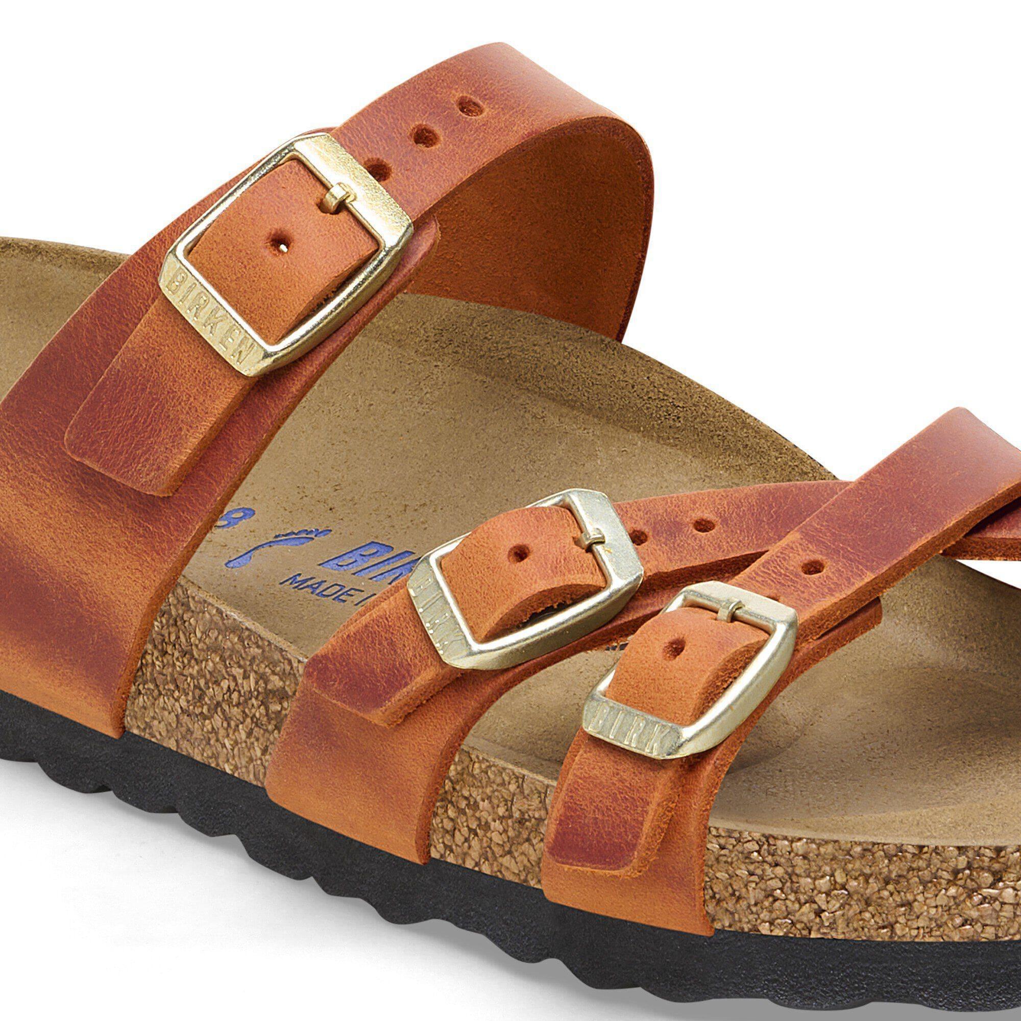 Franca Soft Footbed Oiled Leather Burnt Orange Product Image