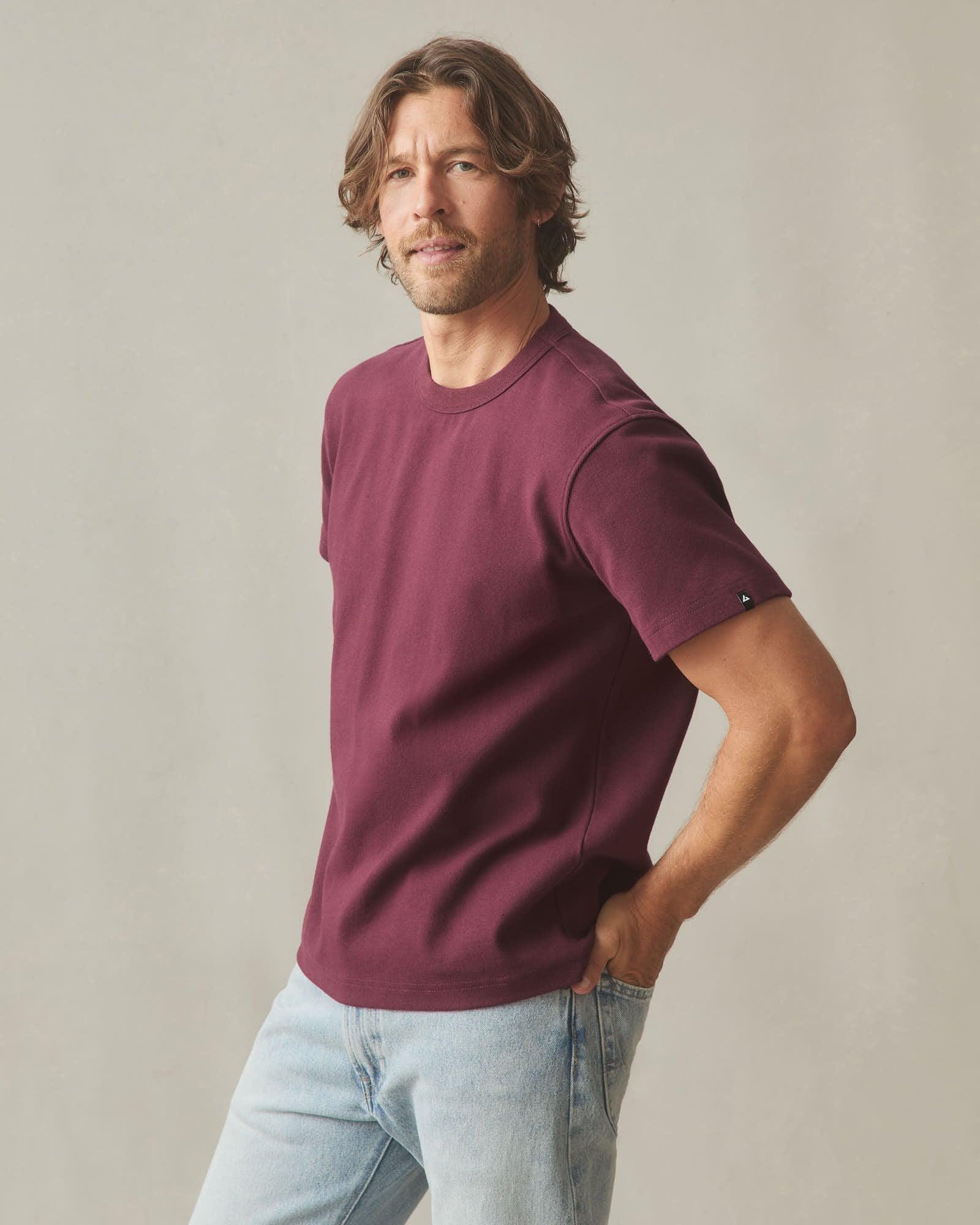 Men's Rib Tee - Black Amber Product Image