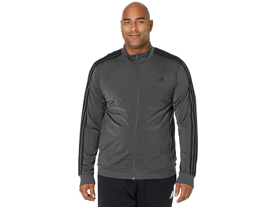 Men's adidas Tricot Track Jacket, Size: Small, Dark Gray Grey Product Image