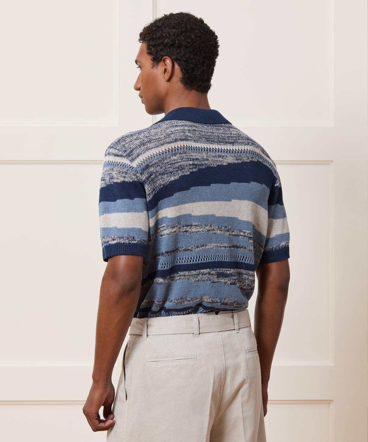 Relaxed Linen Dunes Montauk Sweater Polo Product Image