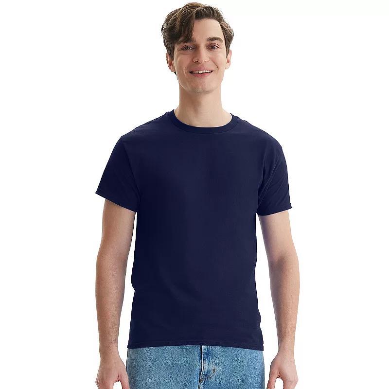 Men's Hanes® Essentials 4-Pack Cotton T-Shirt, Size: XL, Orange Product Image