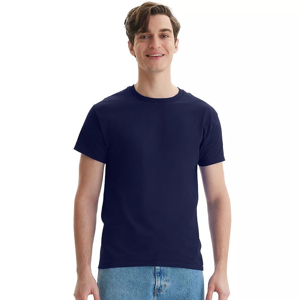 Men's Hanes® Essentials 4-Pack Cotton T-Shirt, Size: XL, Blue Product Image