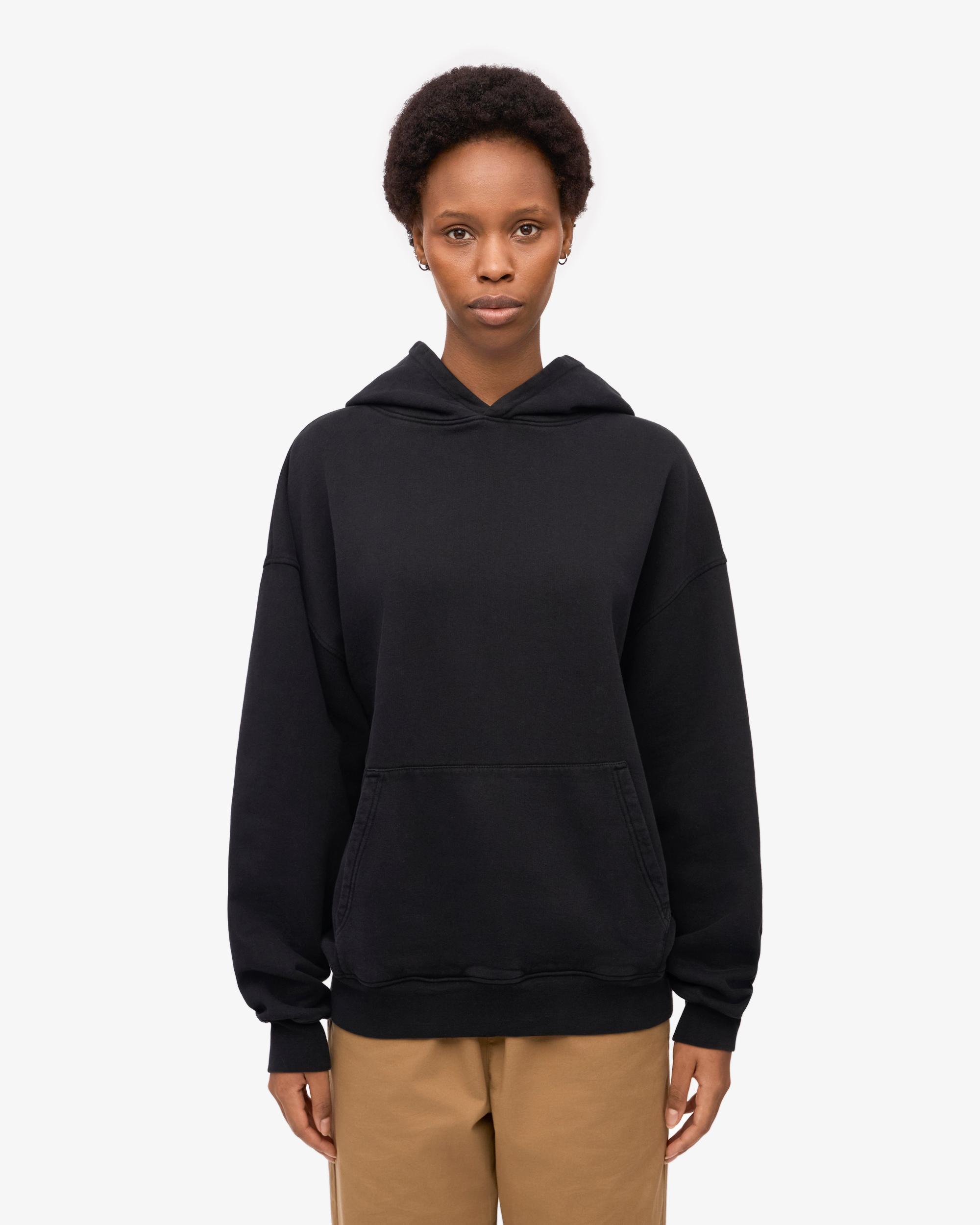 Organic Oversized Hood - Deep Black Product Image
