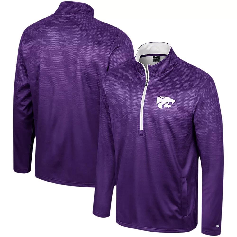 Men's Colosseum  Navy Georgetown Hoyas The Machine Half-Zip Jacket, Size: XL, Grg Blue Product Image