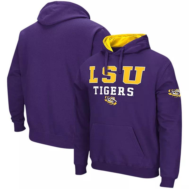 Mens Colosseum LSU Tigers Sunrise Pullover Hoodie Product Image