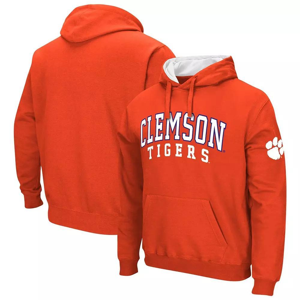 Men's Colosseum Orange Clemson Tigers Double Arch Pullover Hoodie, Size: 2XL Product Image
