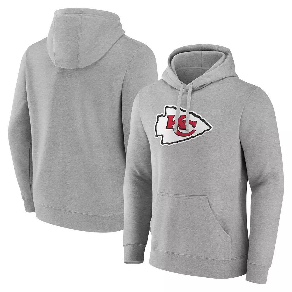 Men's Fanatics Heather Gray New England Patriots Deliver Fleece Pullover Hoodie, Size: 3XL, Grey Product Image