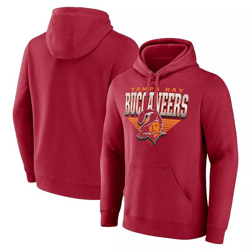 Mens Fanatics Tampa Bay Buccaneers Geometric Chrome Pullover Hoodie Product Image