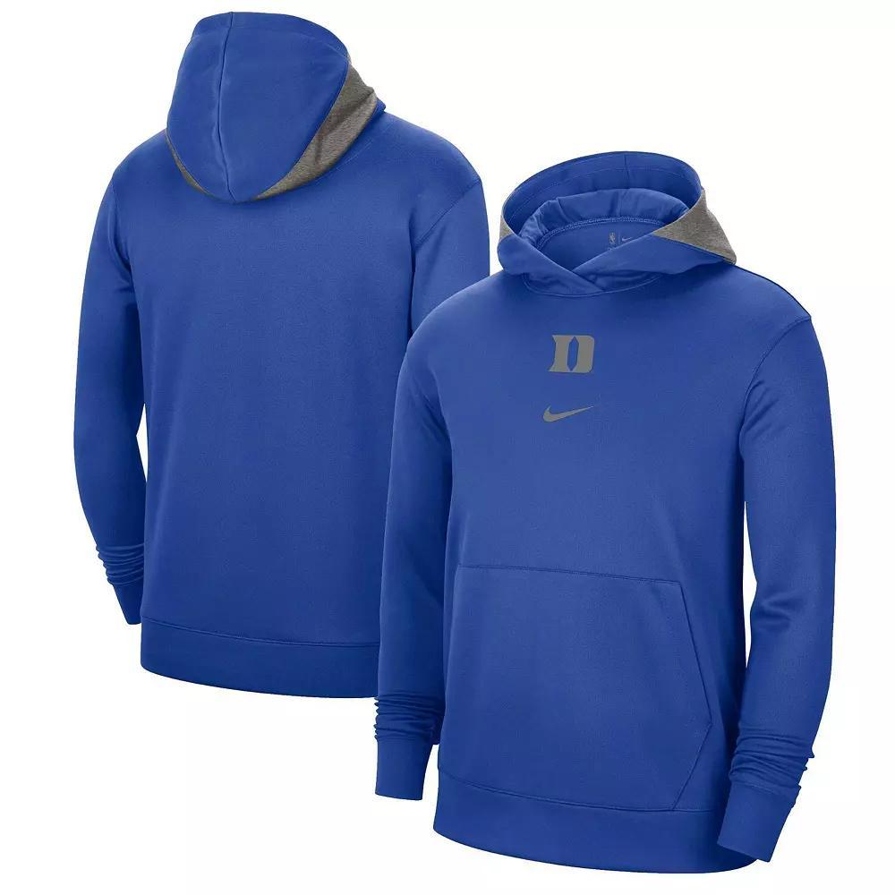 Men's Nike Royal Duke Blue Devils Team Basketball Spotlight Performance Pullover Hoodie, Size: 2XL Product Image